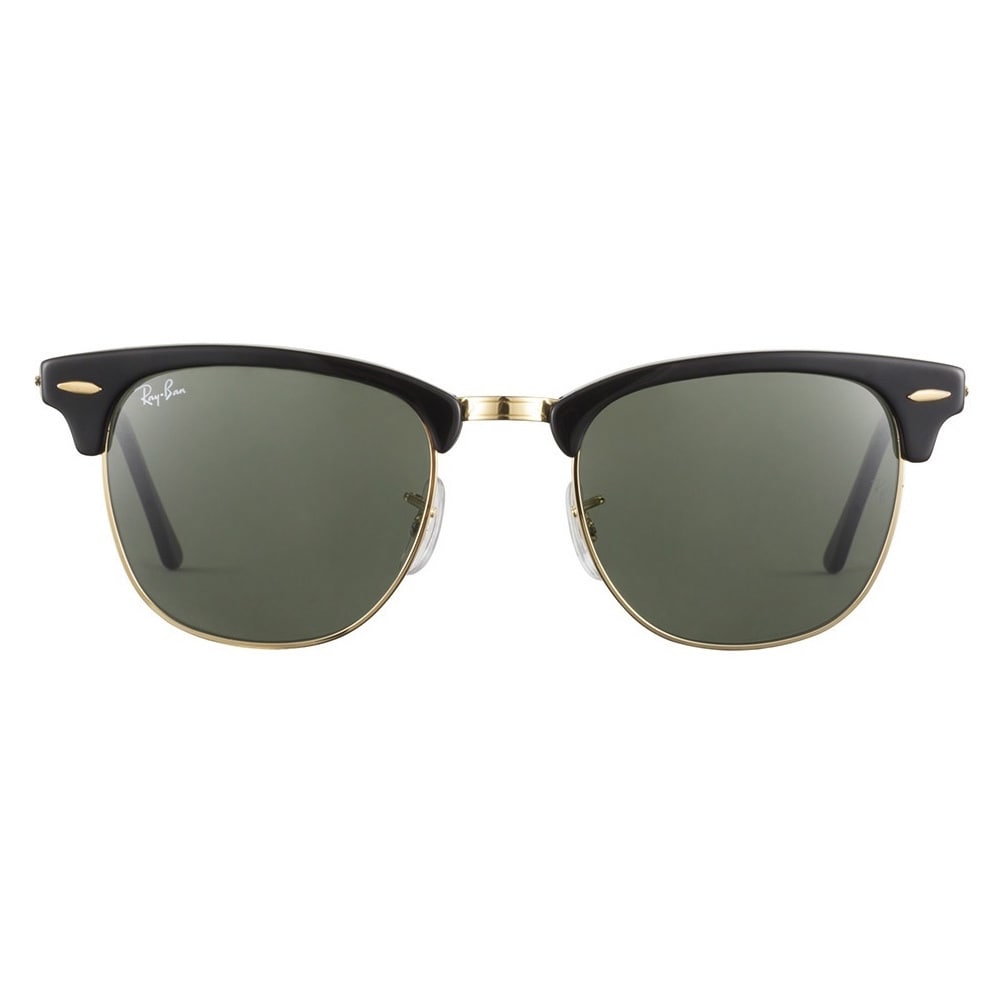 Ray Ban Rb3016 Clubmaster Black Frame Green Classic 51mm Lens Sunglasses On Sale Overstock