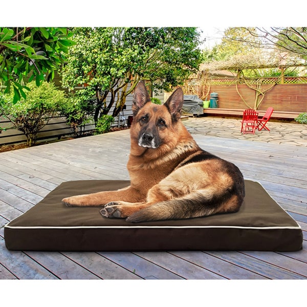 FurHaven Water-Resistant Deluxe Indoor/ Outdoor Orthopedic Pet/ Dog ... FurHaven Water-Resistant Deluxe Indoor/ Outdoor Orthopedic Pet/ Dog ...