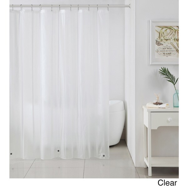 Vcny Peva Plastic Shower Curtain Liners With Magnets Assorted