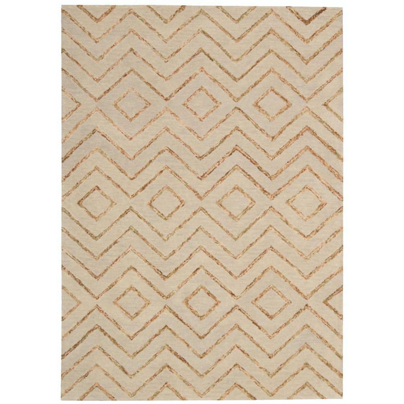 Nourison Intermix Area Rug - 3' 6" x 5' 6" - Beige - Rectangle