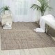 preview thumbnail 18 of 23, Nourison Intermix Transitional Solid Area Rug 3'6" x 5'6" - Grey - Rectangle