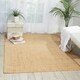 preview thumbnail 1 of 23, Nourison Intermix Transitional Solid Area Rug 3'6" x 5'6" - Tan - Rectangle