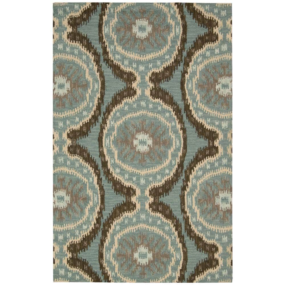 Nourison Ampur Cocoa Area Rug - 3'6" x 5'6"