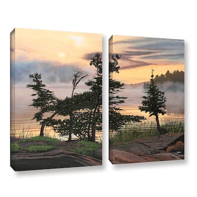 ArtWall Ken Kirsh 'Auburn Evening' 2 Piece Gallery-wrapped Canvas Set