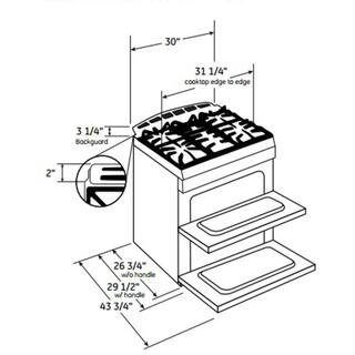Ge Profile Series 30 Inch Slide In Double Oven Gas Range Inch Slide In Double Oven Gas Range