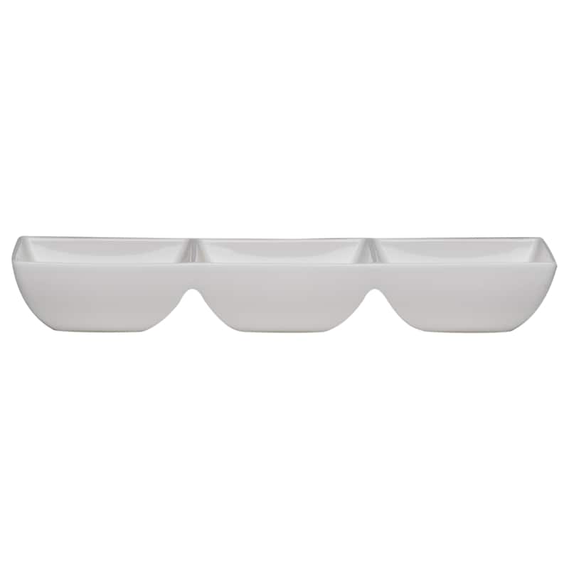 Vanilla Fare 3 Part Tray 9.5" 4oz (Set of 2)