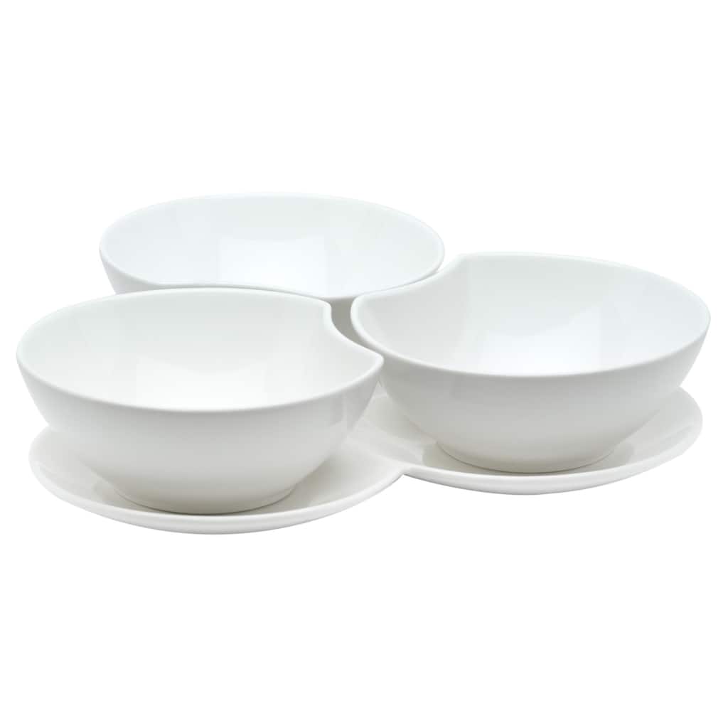 Vanilla Fare 16oz 3 Bowls/ Tray Set