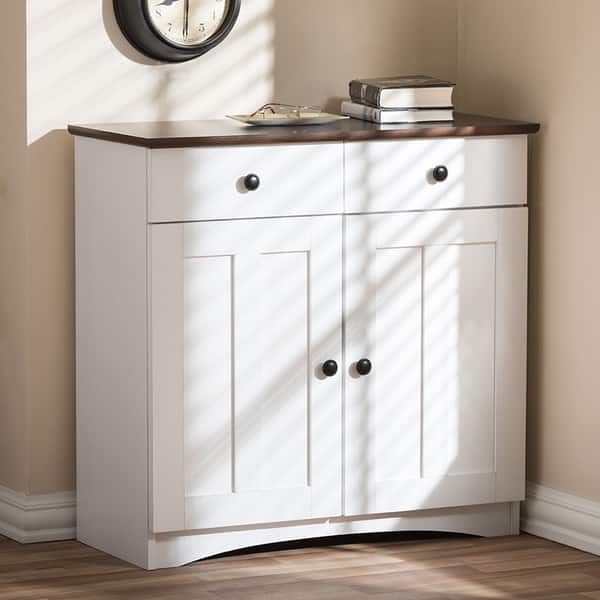 Shop Traditional White Wood Kitchen Storage By Baxton Studio