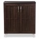 preview thumbnail 2 of 4, Contemporary Dark Brown Storage Cabinet by Baxton Studio