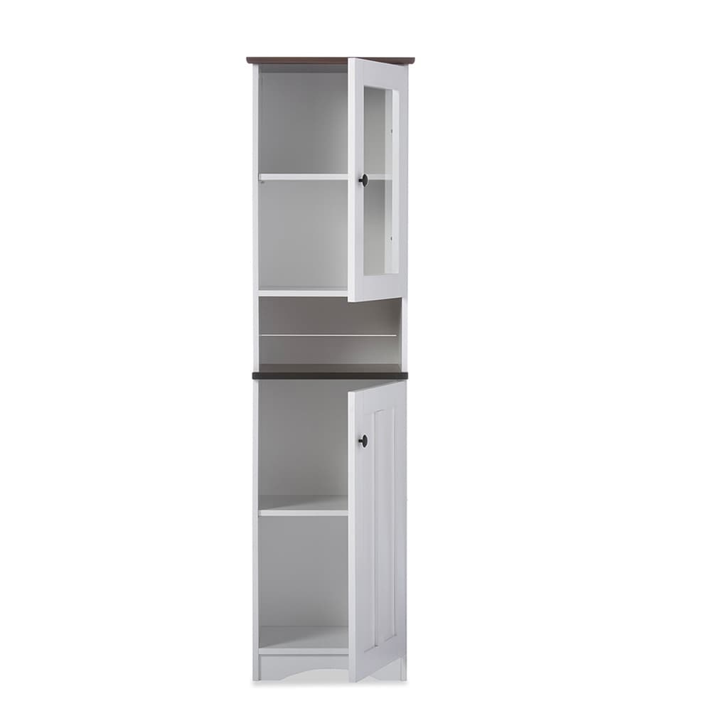 Baxton Studio Traditional White Wood Kitchen Storage On Sale