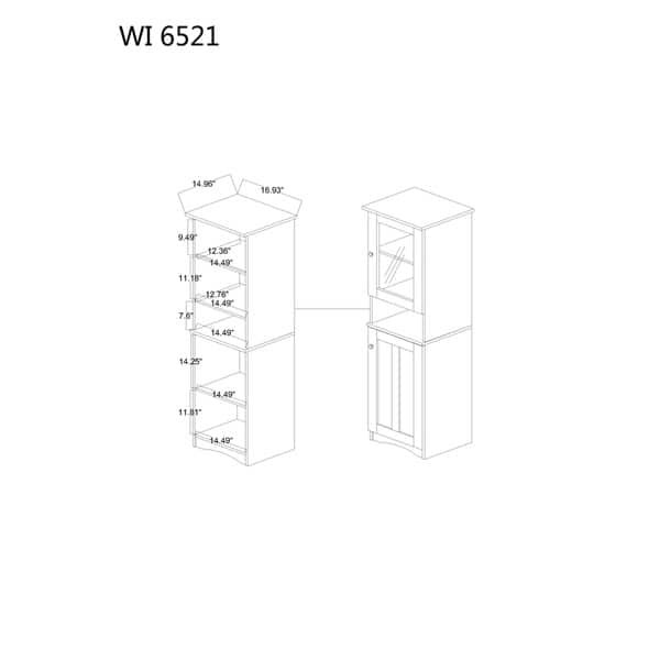 Traditional White Wood Kitchen Storage by Baxton Studio Bed Bath