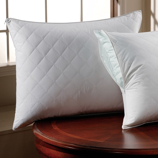 Shop 300 Thread Count Cotton Sateen Quilted Pillow Protector with