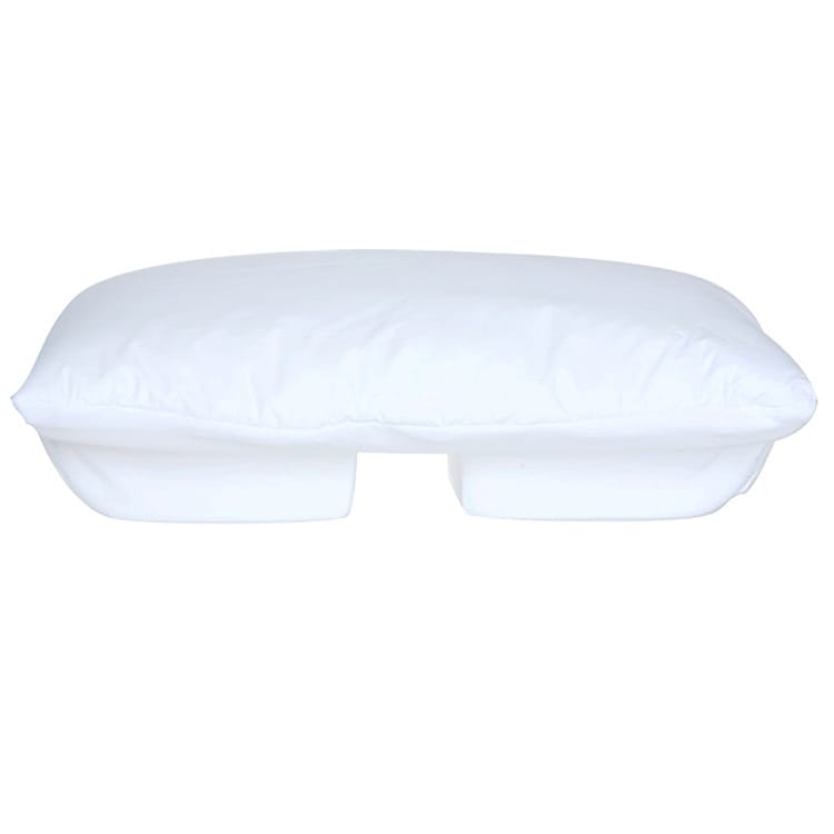 Double-sided Grooved Memory Foam Leg Support Pillow - White - Bed Bath &  Beyond - 33364014