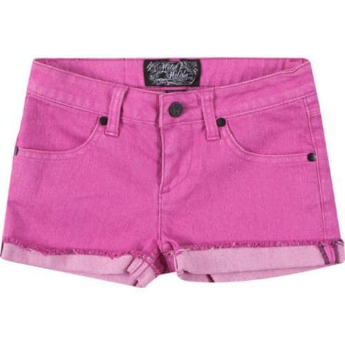 Girls' Metal Mulisha Lover Denim Shorts Hot Pink - Free Shipping On ...