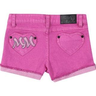 hot pink denim shorts