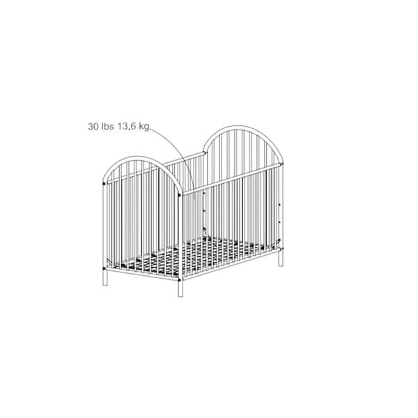 Cosco metal crib online