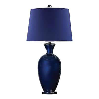 Dimond Helensburugh Glass Navy Blue Table Lamp