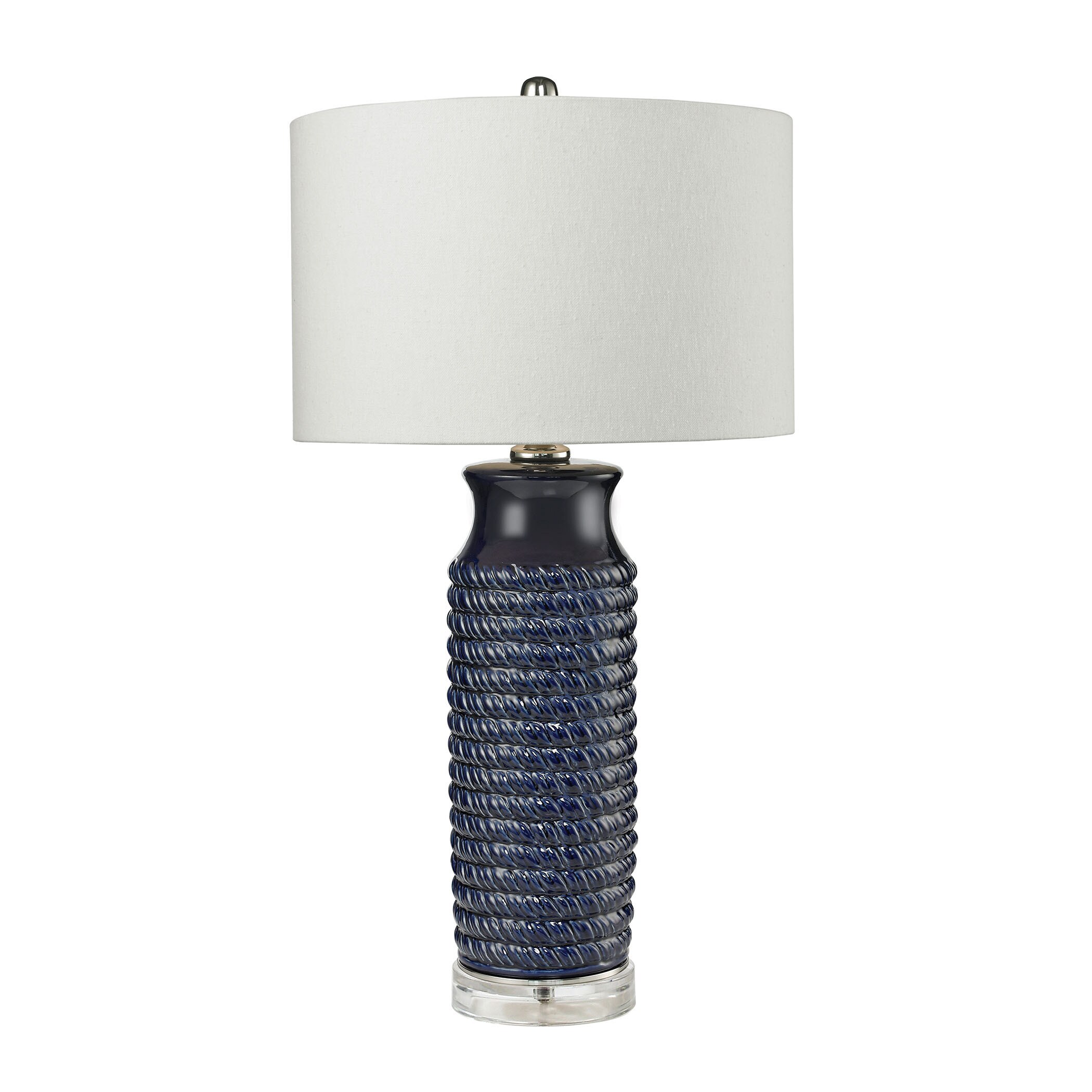 navy blue table lamp