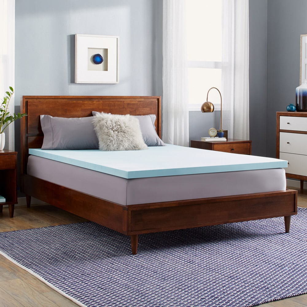 Slumber Solutions 2-inch Gel Memory Foam Mattress Topper