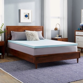 Serta 3 Inch Soothing Cool Gel Memory Foam Mattress Topper