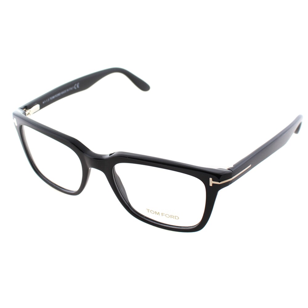 Tom Ford Mens FT 5304 001 Black Square Eyeglasses (As Is Item) - Overstock  - 11019368