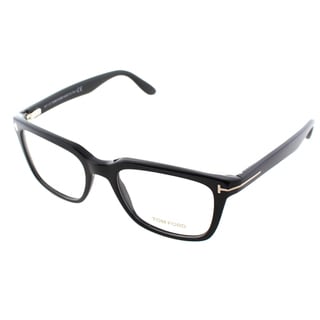 Tom Ford Unisex Black Plastic Eyeglasses - 14961597 - Overstock.com ...