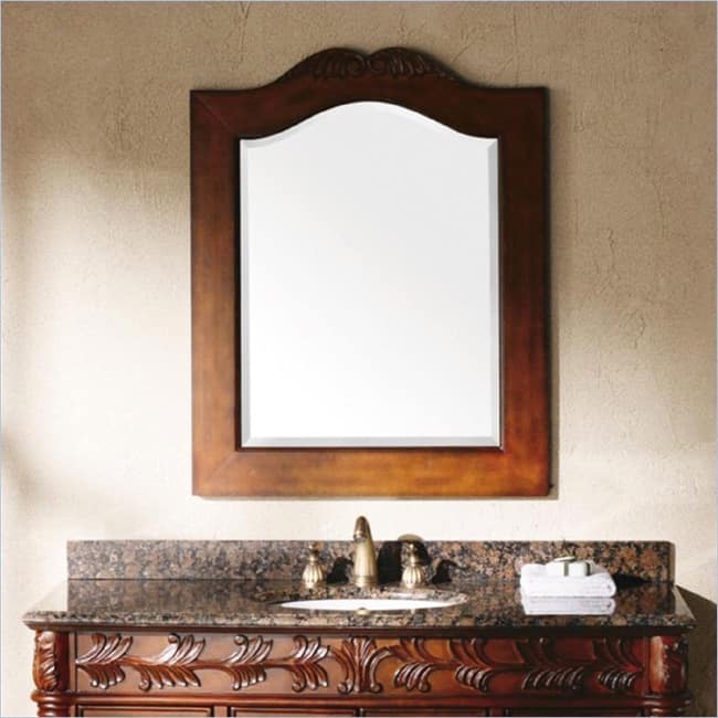 James Martin 32-inch St. James Wall Mirror - Cherry - A