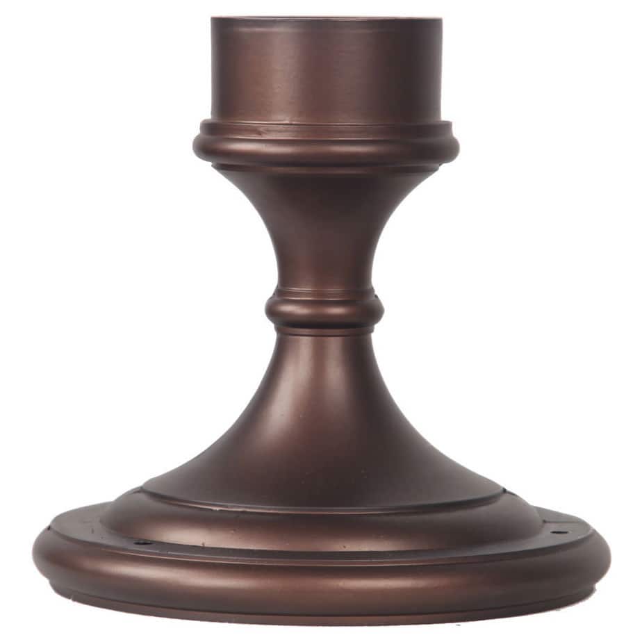 Pier Mount Adapters Architectural Bronze Outdoor Pier Mount