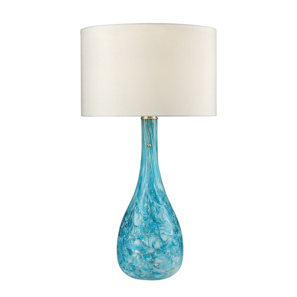 Dimond Mediterranean Blown Glass Seafoam Table Lamp