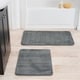 preview thumbnail 8 of 32, Bathroom Rugs - 2-Piece Memory Foam Bath Mats with Microfiber Top by Windsor Home