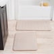 preview thumbnail 2 of 32, Bathroom Rugs - 2-Piece Memory Foam Bath Mats with Microfiber Top by Windsor Home Tan