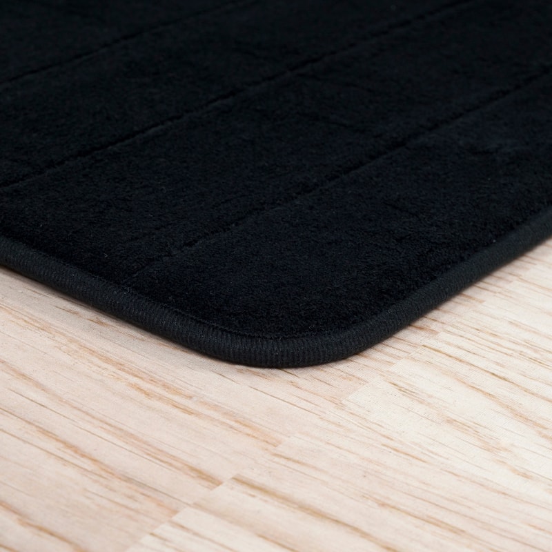 Bathroom Rugs - 2-Piece Memory Foam Bath Mats with Microfiber Top by Windsor Home