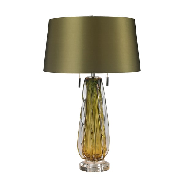Dimond Modena Blown Glass Green Table Lamp