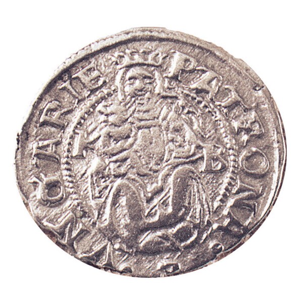 American Coin Treasures Ancient Silver Madonna and Child Coin