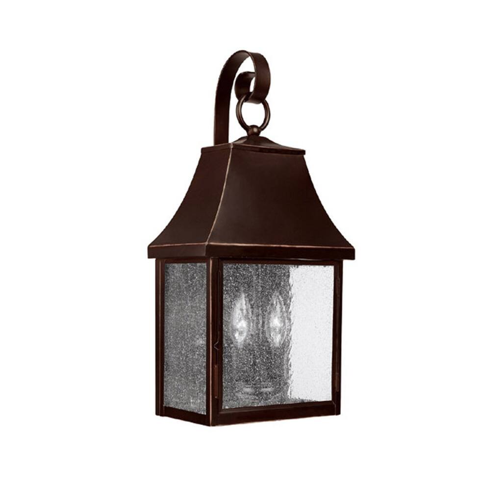 Collins Hill 2-light New Bronze Outdoor Wall Lantern