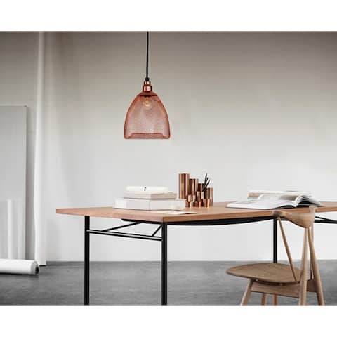 Hazel 1-light Rusty Steel Edison Pendant
