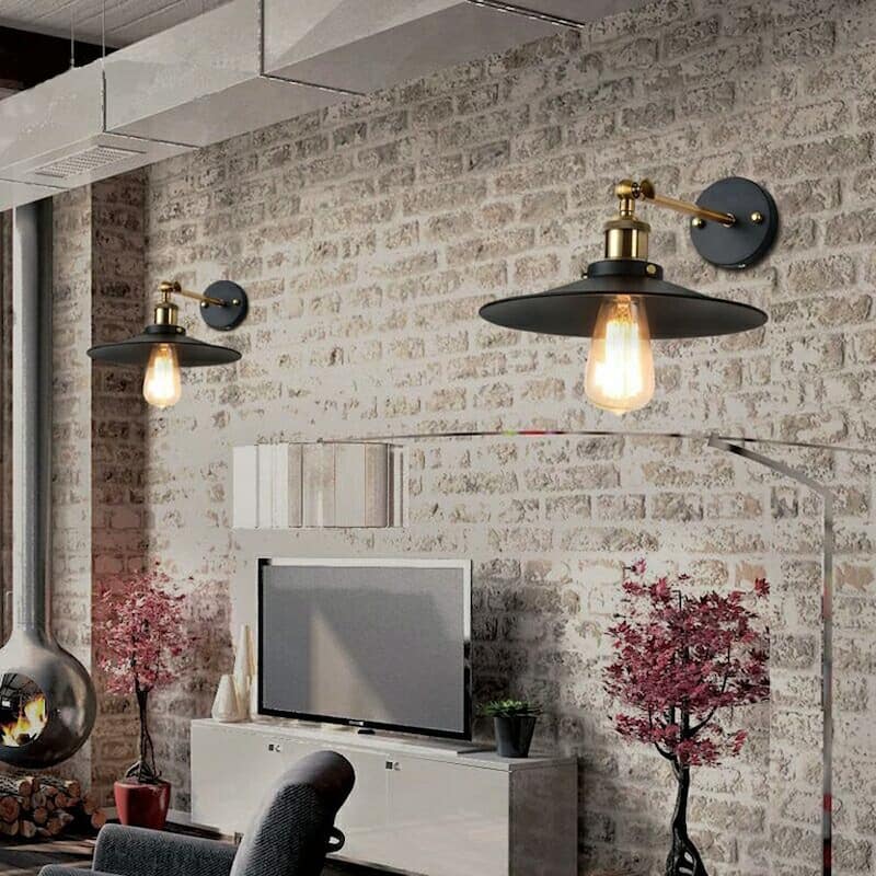 Dorothy Black Edison 1-light Wall Sconce