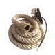preview thumbnail 3 of 2, Hailey 1-light Hemp Rope 100-inch Edison Pendant with Bulb