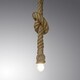 preview thumbnail 1 of 2, Hailey 1-light Hemp Rope 100-inch Edison Pendant with Bulb