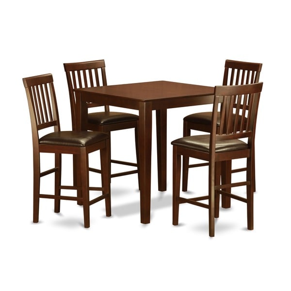 5-piece Counter Height Table Set-Table and 4 Kitchen ...