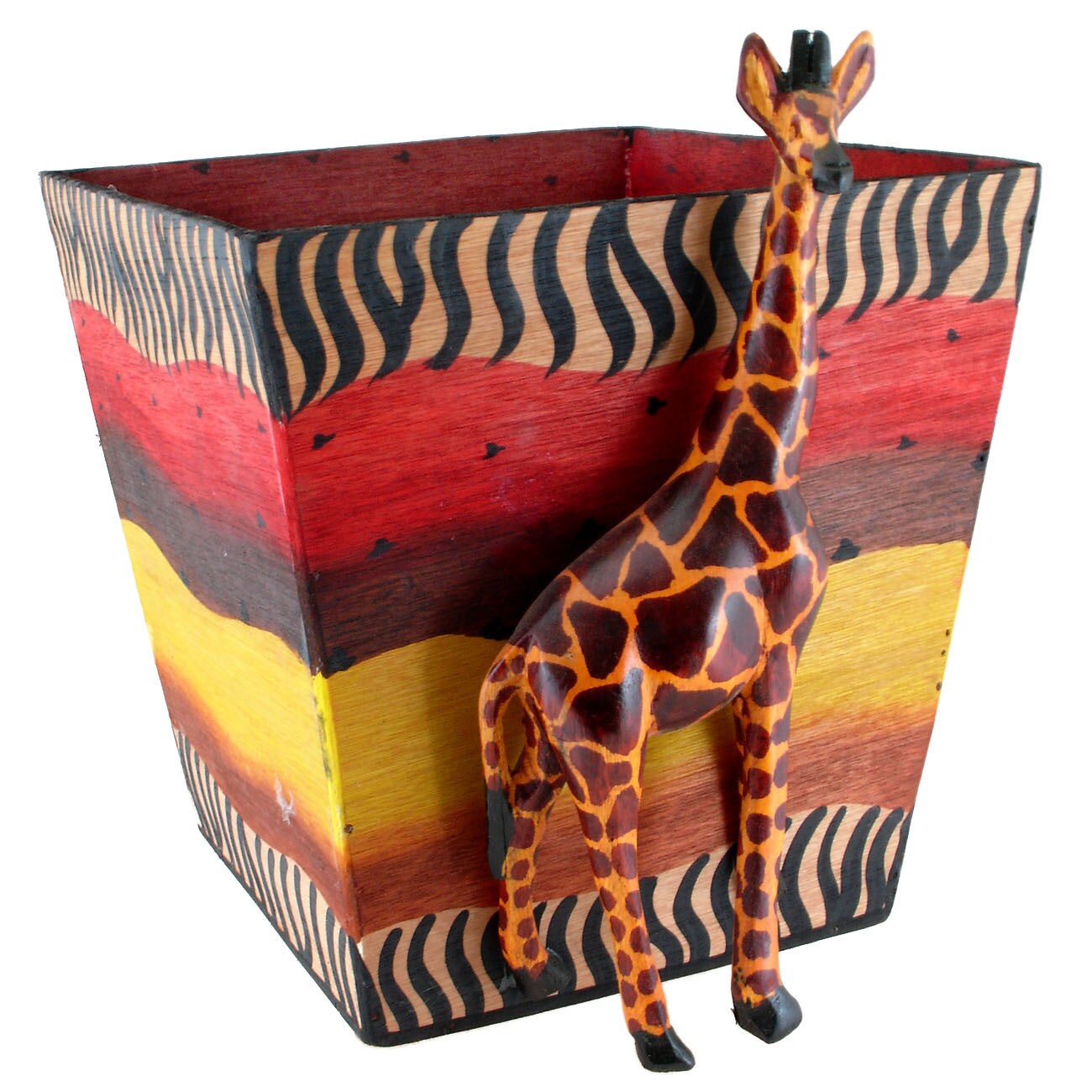 Jacaranda Giraffe Figurine by Tilnar Art 40cm Wooden 