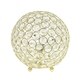 Shop Elegant Designs Crystal Ball Sequin Chrome Table Lamp - N/A - On ...