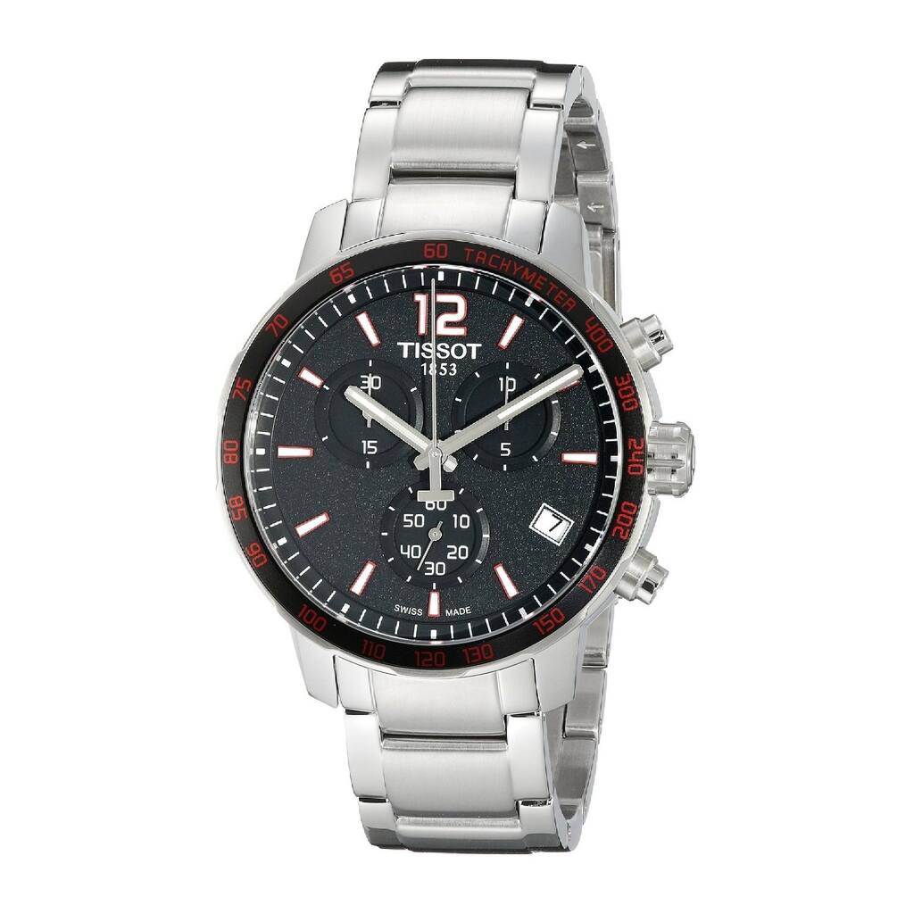 Tissot Men's T0954171105700 'Quickster' Automatic Chronograph Stainless Steel Watch