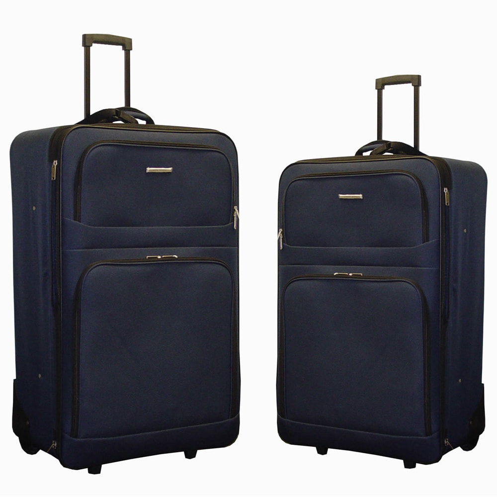 set of 2 large suitcases