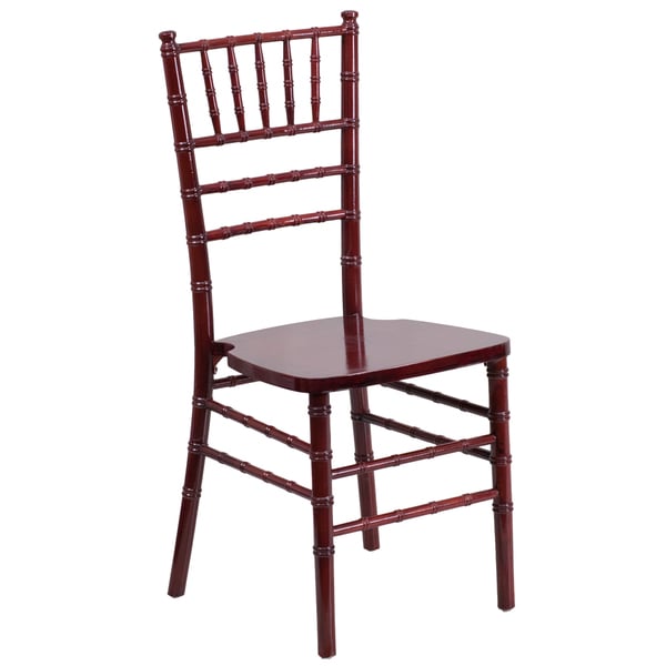 Paradise Wood Chiavari Ball Room Mahogany Color Chairs   17435809