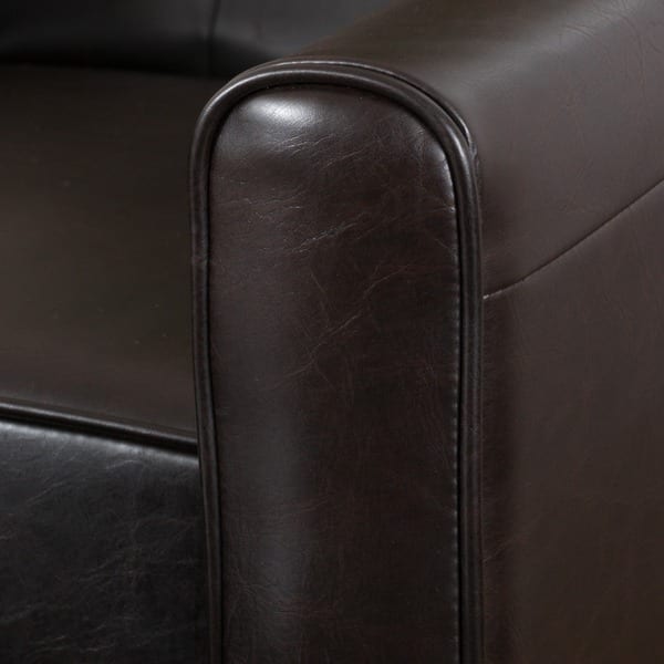 Ethan Tufted Bonded Leather Recliner Chair By Ethan Tufted Bonded Leather Recliner Chair By