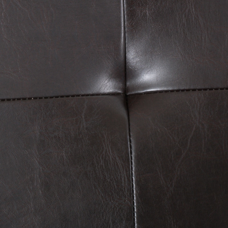 Ethan Tufted Bonded Leather Recliner Chair by Christopher Knight Home