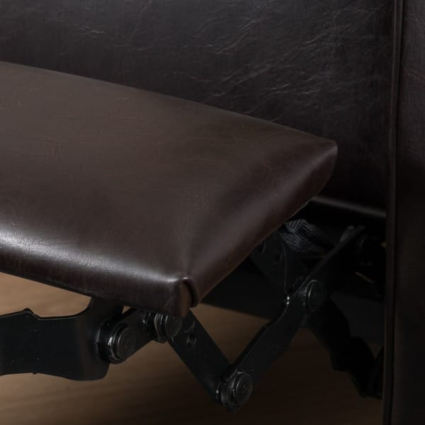 Ethan Tufted Bonded Leather Recliner Chair By Ethan Tufted Bonded Leather Recliner Chair By