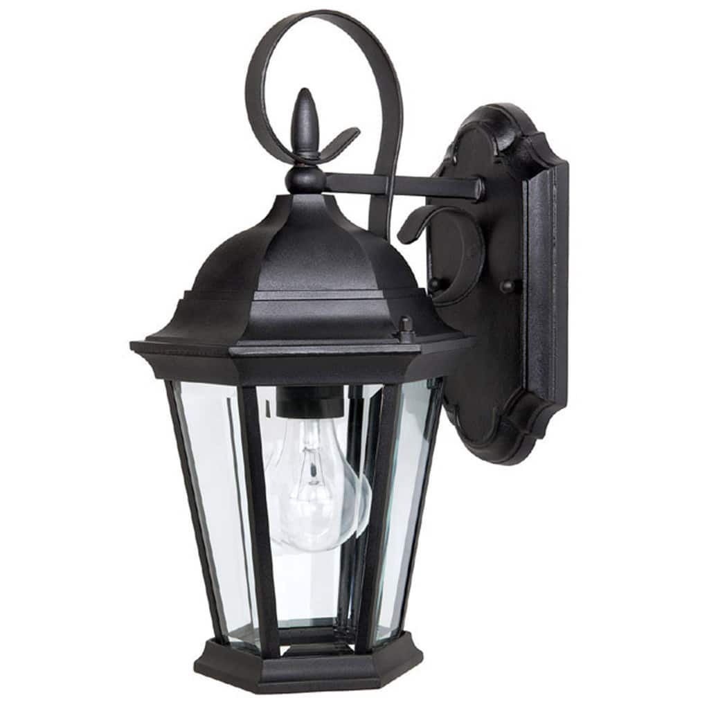 Carraige House 1-light Black Outdoor Wall Lantern