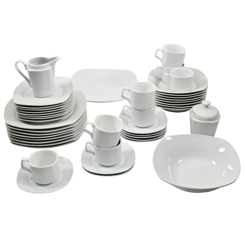 10 Strawberry Street Square Dinnerware 45-piece Set